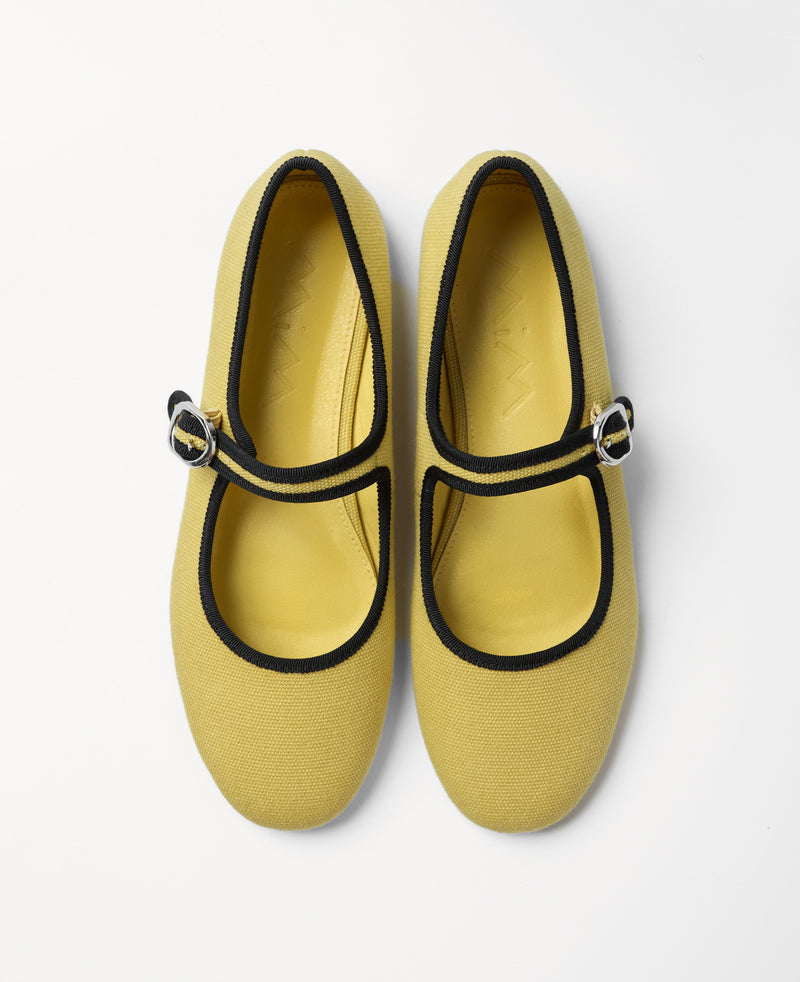 Mim shoes Zapato plano LIBE AMARILLO
