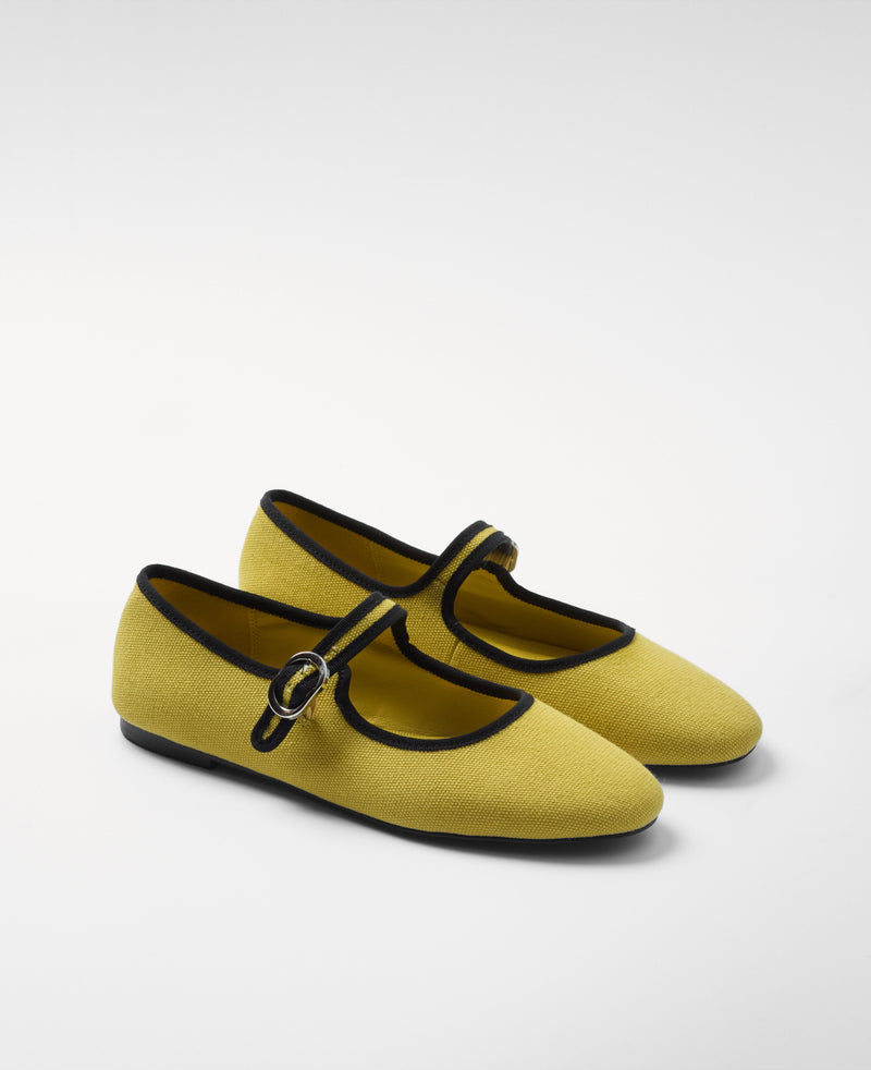 Mim shoes Zapato plano LIBE AMARILLO