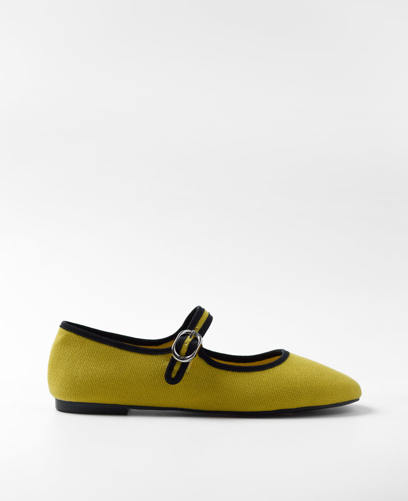 Mim shoes Zapato plano LIBE AMARILLO