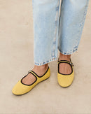 Mim shoes Zapato plano LIBE AMARILLO