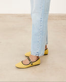 Mim shoes Zapato plano LIBE AMARILLO