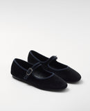 Mim shoes Zapato plano LIBE NEGRO VELVET