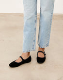 Mim shoes Zapato plano LIBE NEGRO VELVET