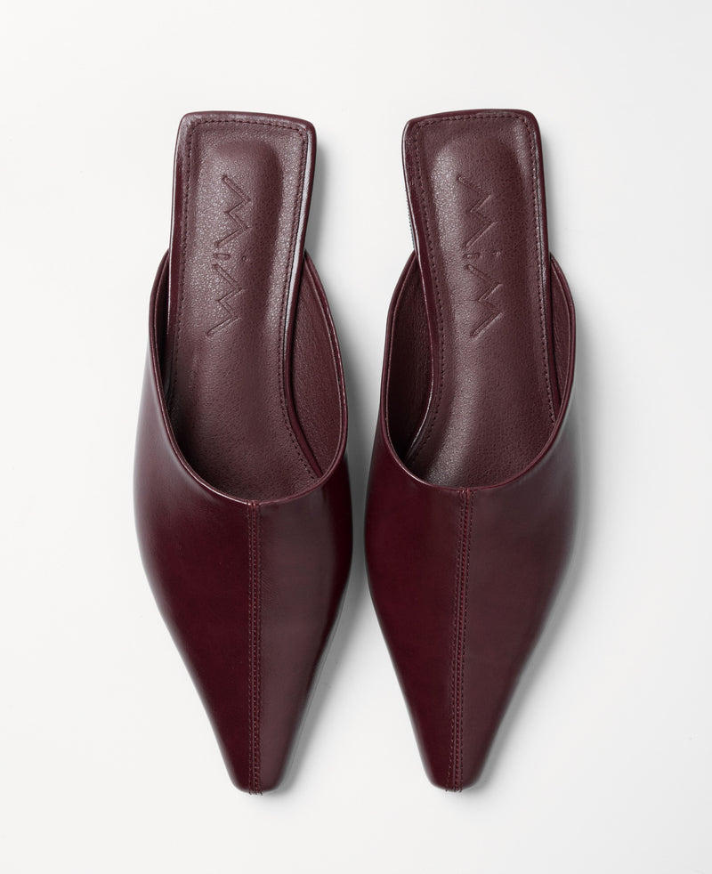 Mim shoes Zapato plano PASH BURDEOS