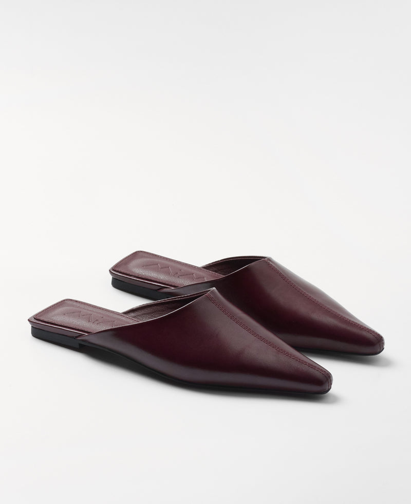 Mim shoes Zapato plano PASH BURDEOS