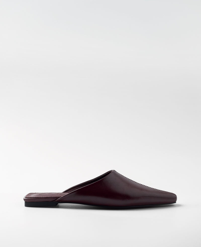 Mim shoes Zapato plano PASH BURDEOS