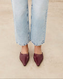 Mim shoes Zapato plano PASH BURDEOS
