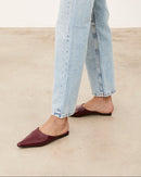 Mim shoes Zapato plano PASH BURDEOS