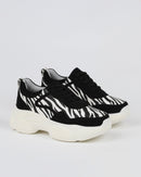 MIM Zapatilla MS39 W Negro Cebra