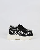 MIM Zapatilla MS39 W Negro Cebra