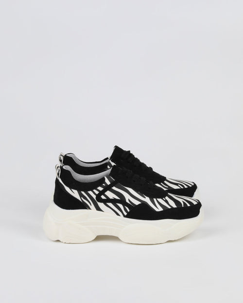 MIM Zapatilla MS39 W Black Zebra