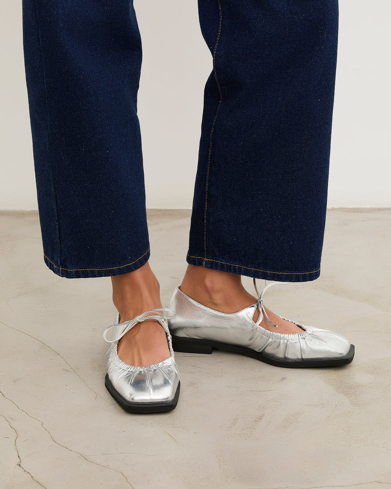 Mocasines Mace - Plata