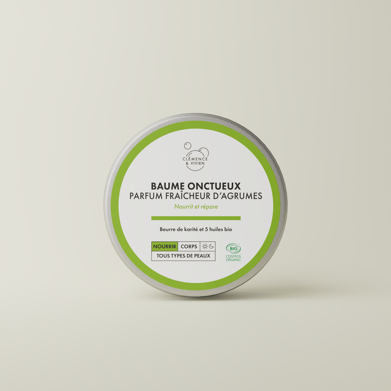 mini Baume onctueux parfum fraîcheur d'agrumes - Clémence & Vivien