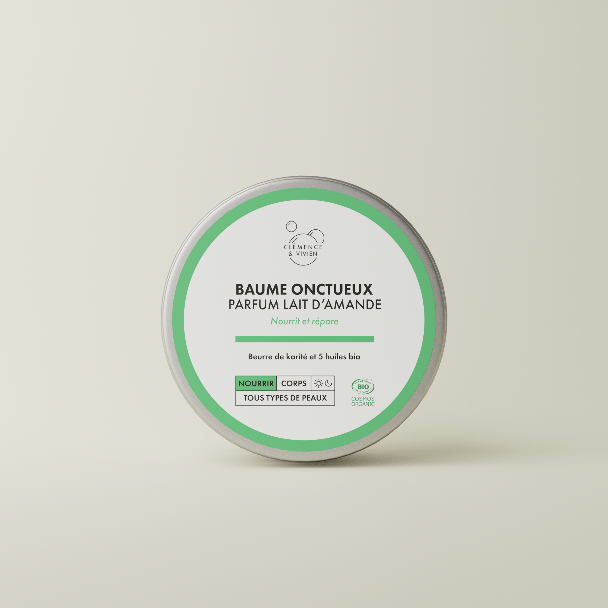 mini Baume onctueux parfum lait d'amande - Clémence & Vivien