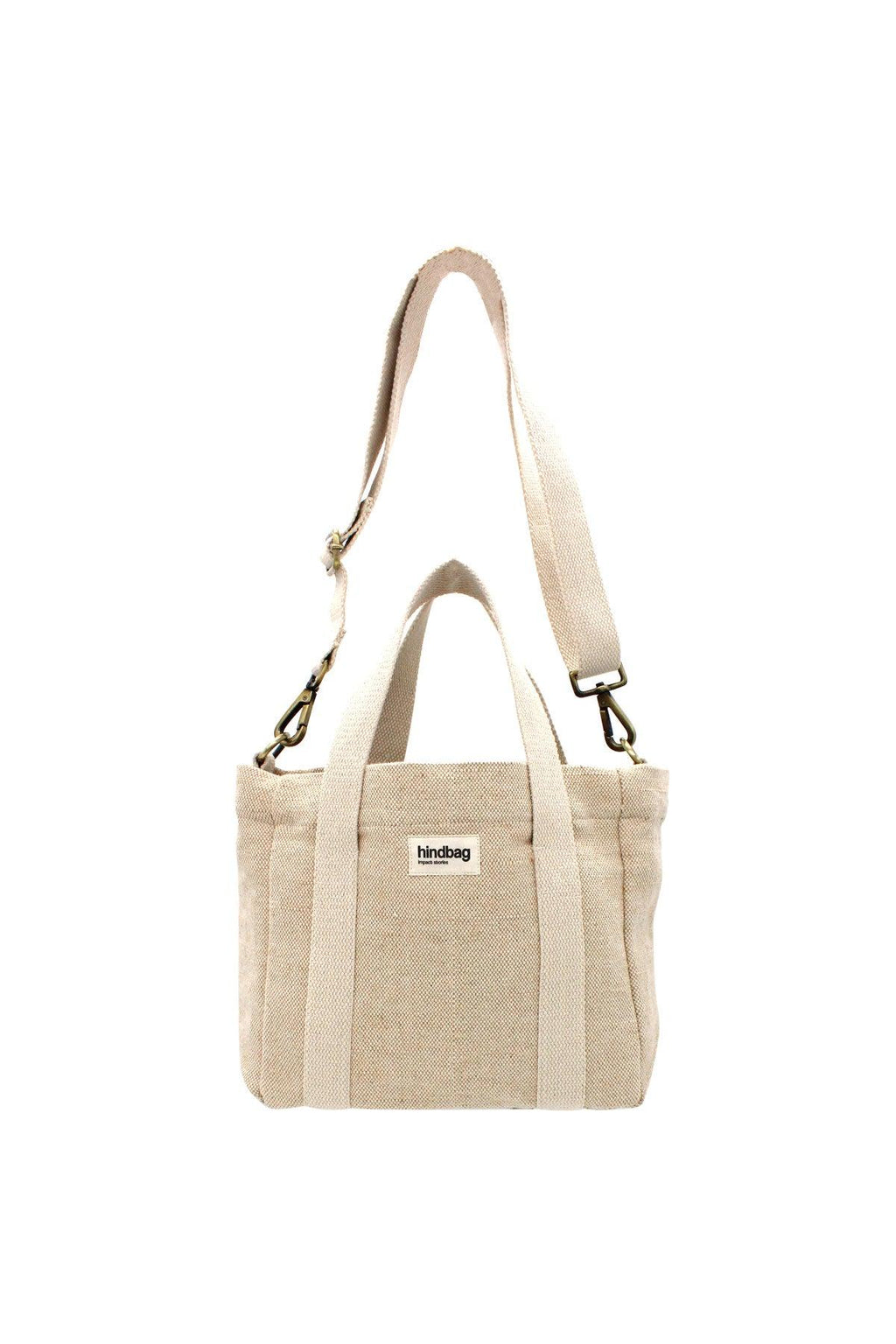 Håndtaske Louise Jute packshot forfra