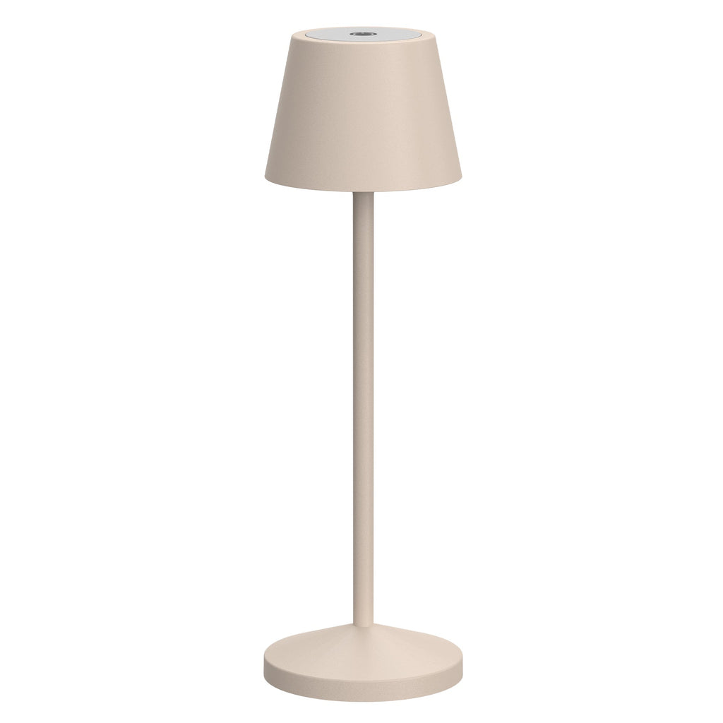 Emily - Lámpara de Mesa Inalámbrica - Acero - Beige