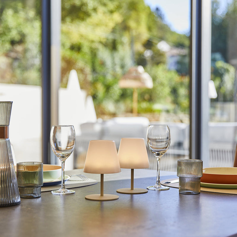 Lampe De Table Sans Fil - Twins Cream