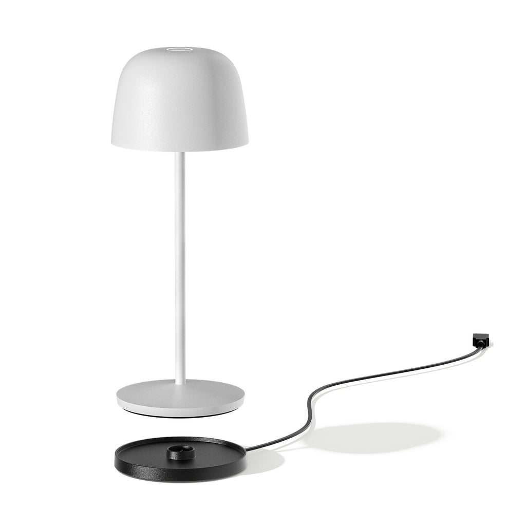 Sophia - Lampe De Table Sans Fil - Acier - Blanc