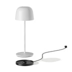 Sophia - Lampe De Table Sans Fil - Acier - Blanc