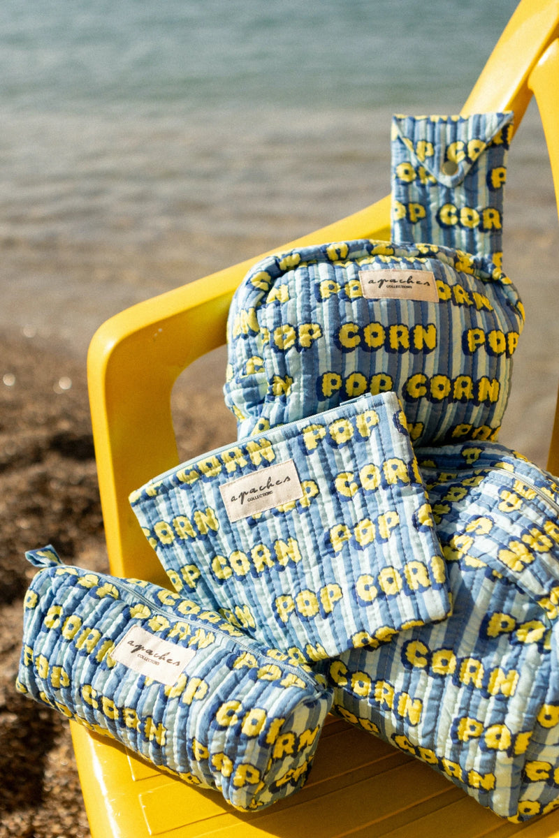 Mini Pochette Mana "Pop Corn" - Océan