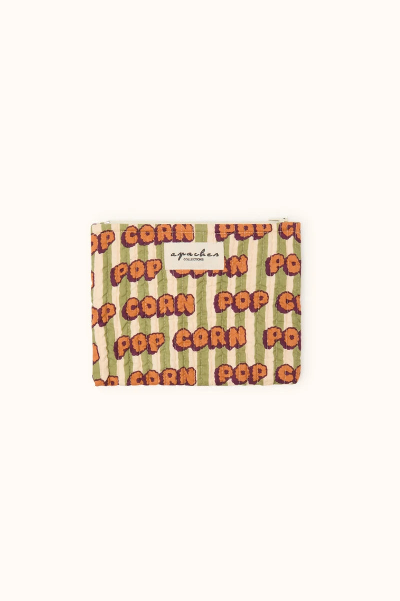 Mini Pochette Mana "Pop Corn" - Olive