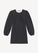 Ganni - Mini Robe Ouverte Dans Le Dos - Noir - Femme