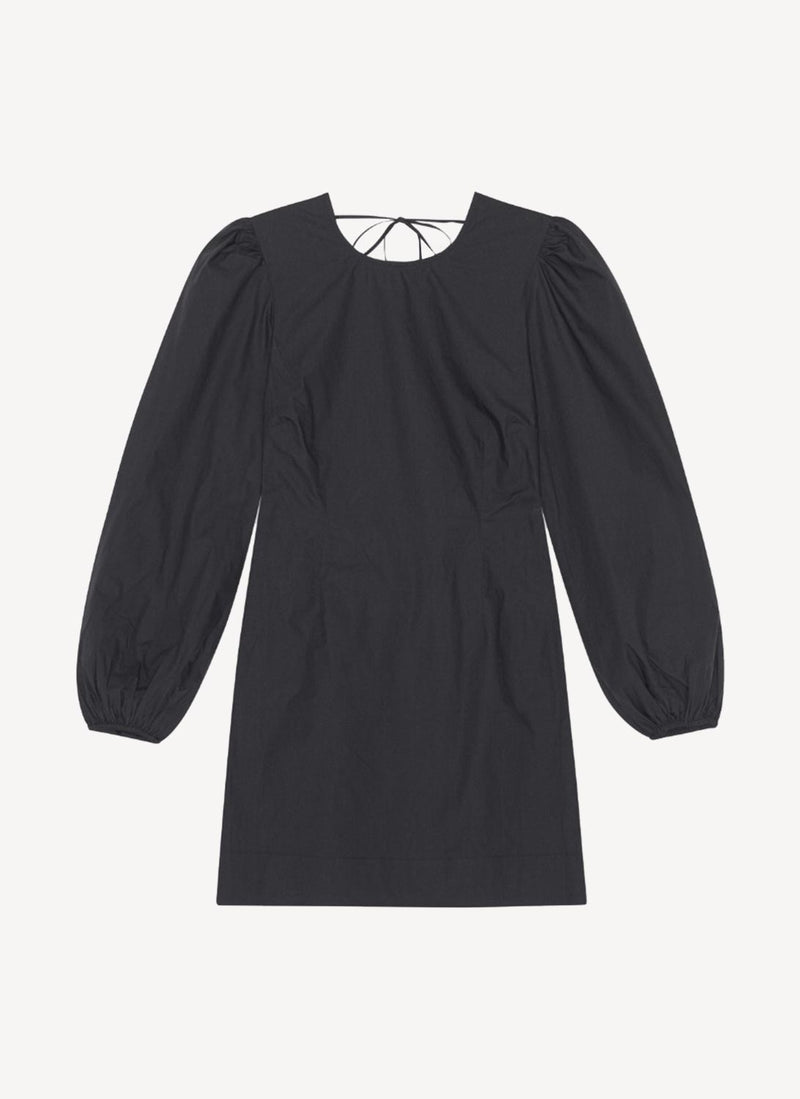 Ganni - Mini Robe Ouverte Dans Le Dos - Noir - Femme