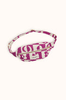 Sac Banane Kela "Damier" - Fuchsia