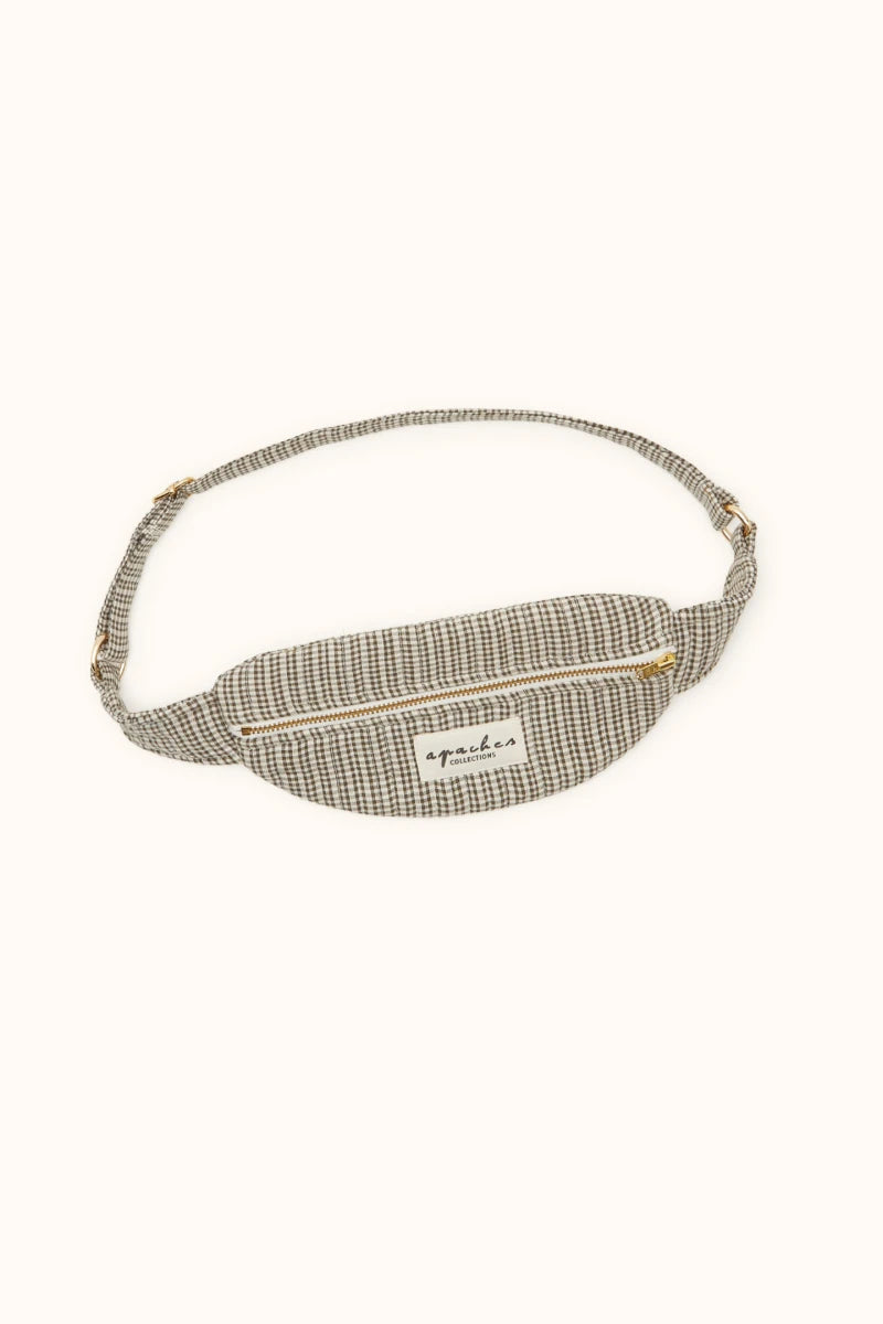 Mini Sac Banane Kela "Khadi" - Kaki