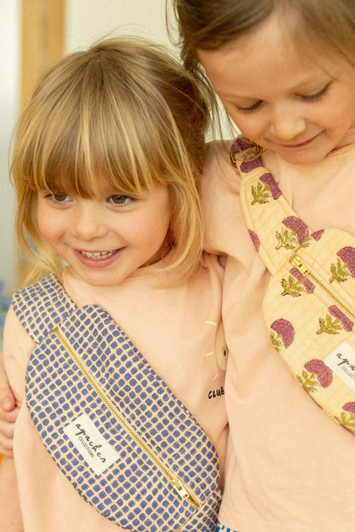 Mini Sac Banane Kela "Mosaïc" - Navy Blue