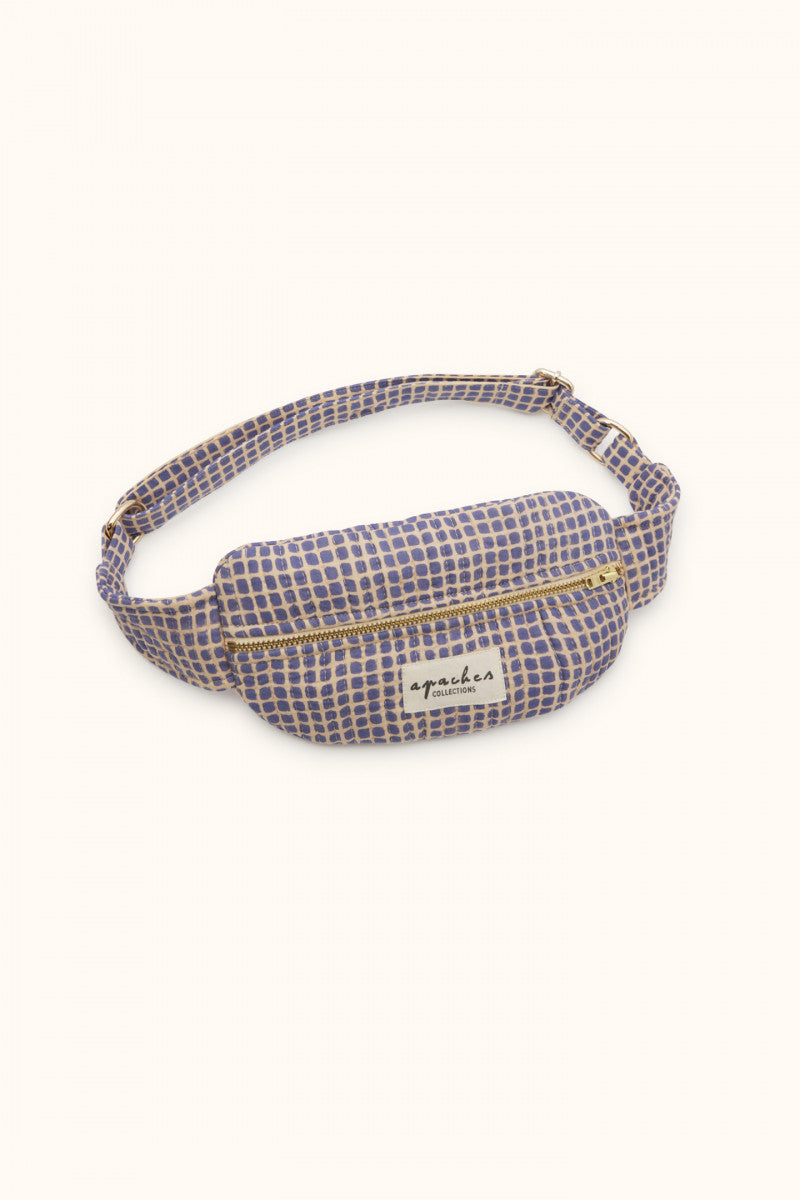 Mini Sac Banane Kela "Mosaïc" - Navy Blue