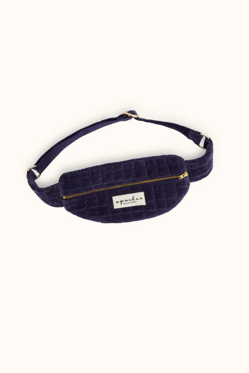 Sac Banane Kela "Velours" - Éclipse