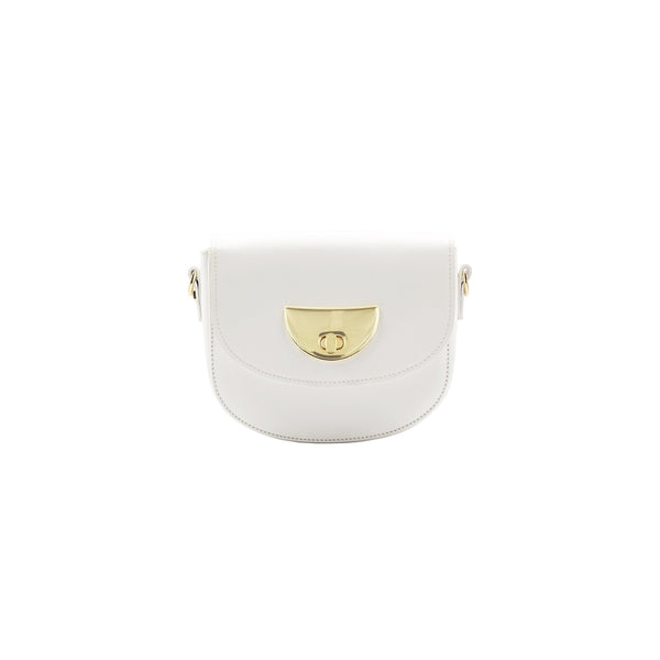 Mini-tas van wit leer - Dames