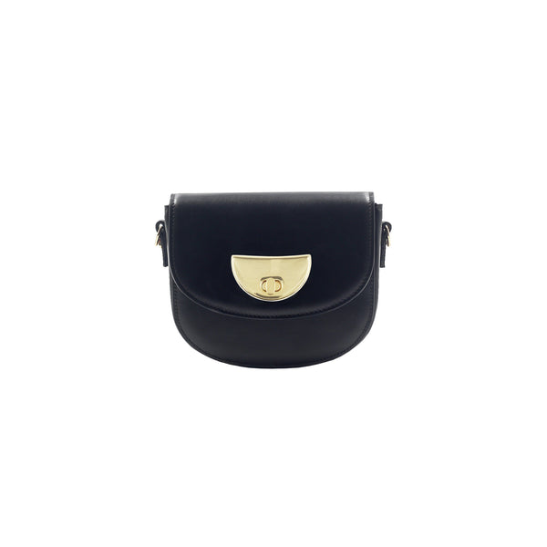Mini-tas zwart leer - Dames