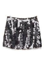 Minifalda de Lentejuelas Marrón