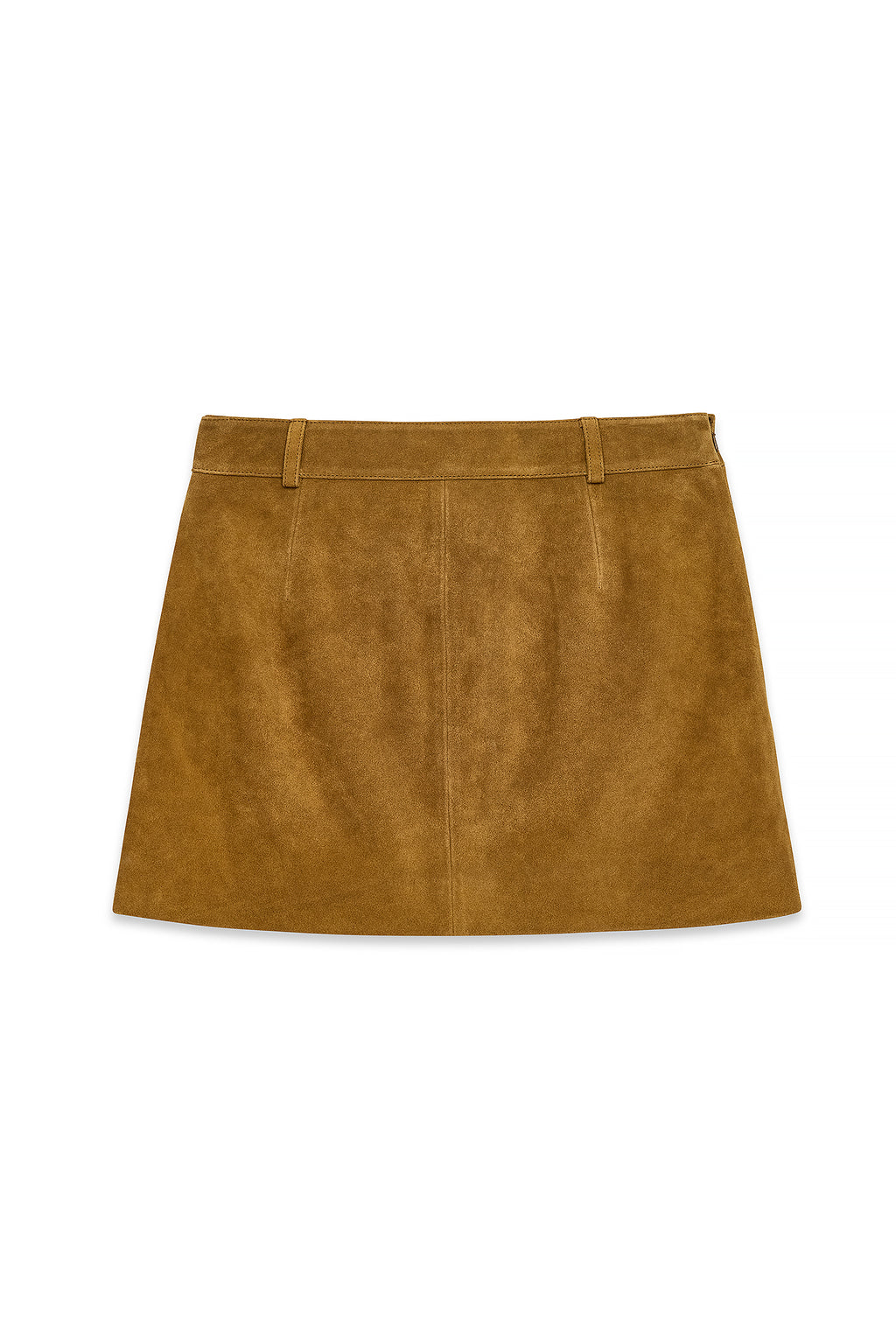 Jupe Mini Suede - Marron Moyen