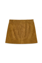 Jupe Mini Suede - Marron Moyen