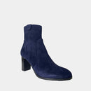 Bottines Ann Tuil Miniature - Velours Bleu Marine