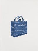 Mini cabas AMOUR jacquard denim