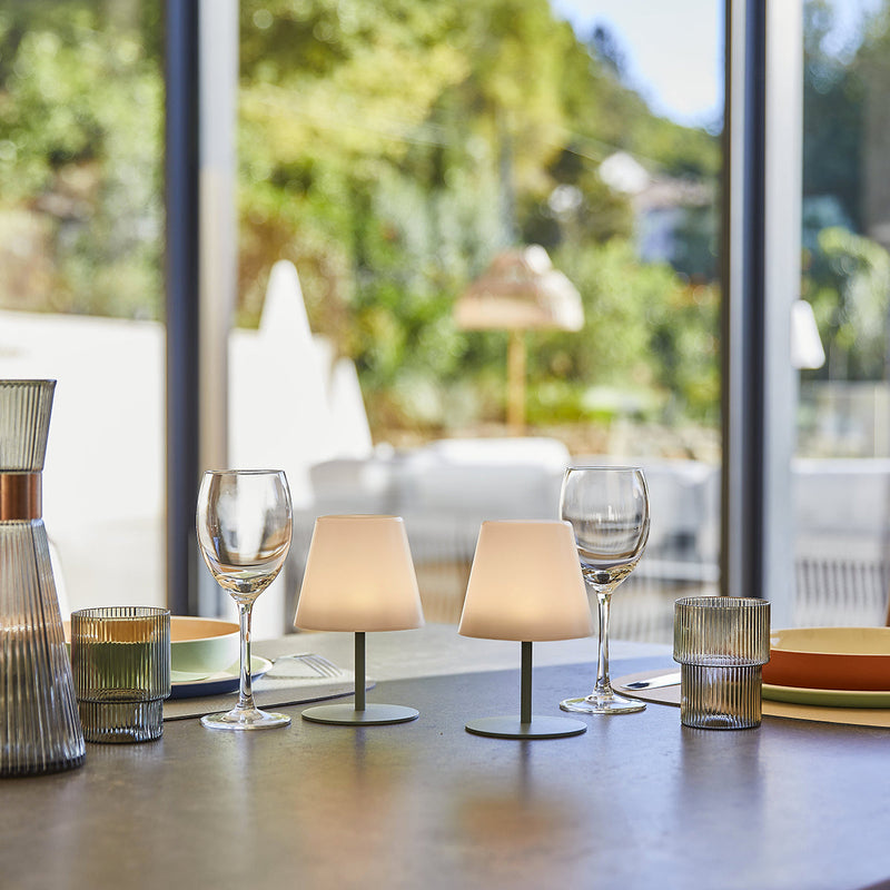Lampe De Table Sans Fil - Twins Olive