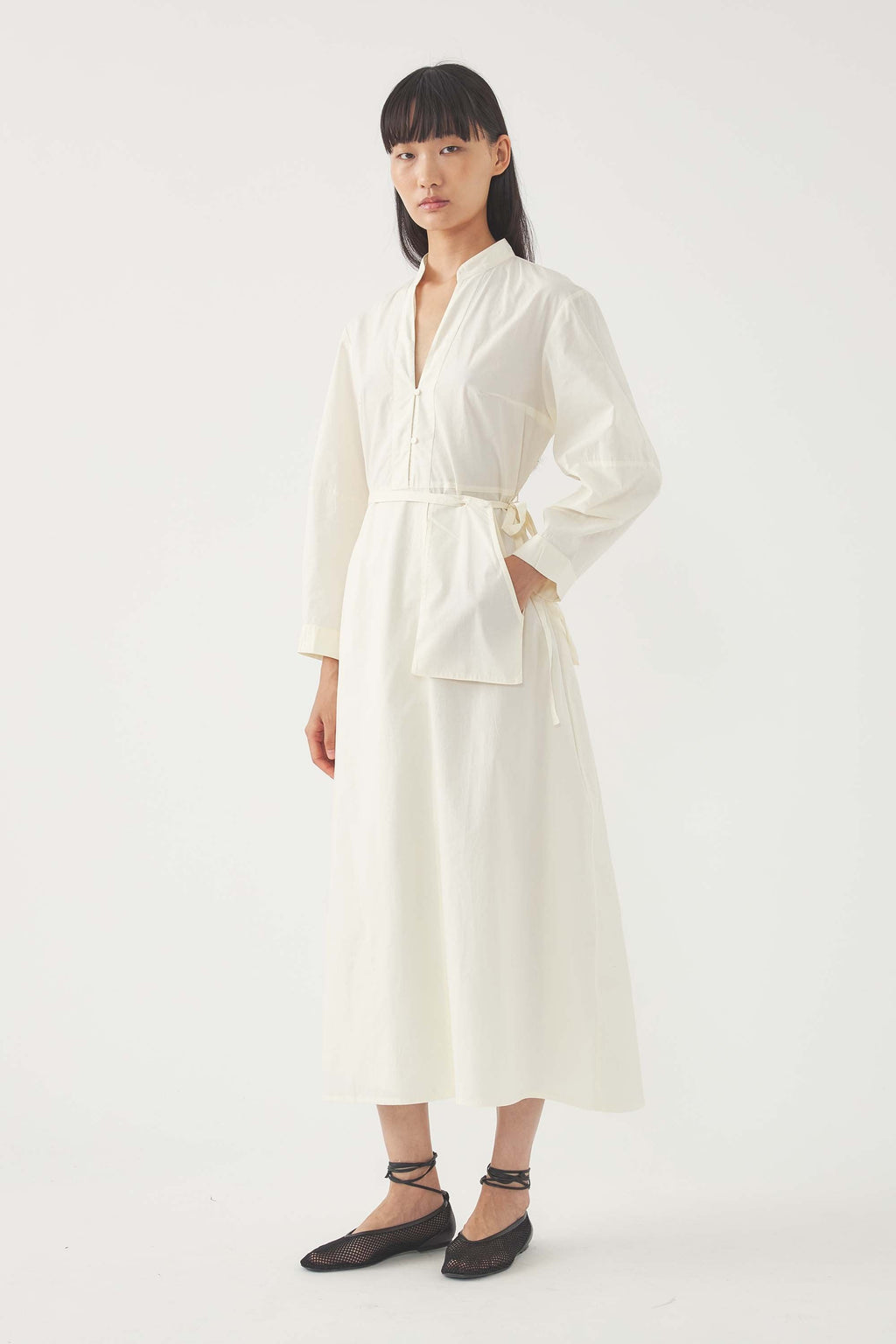 Robe Longue Mirabel - Crème