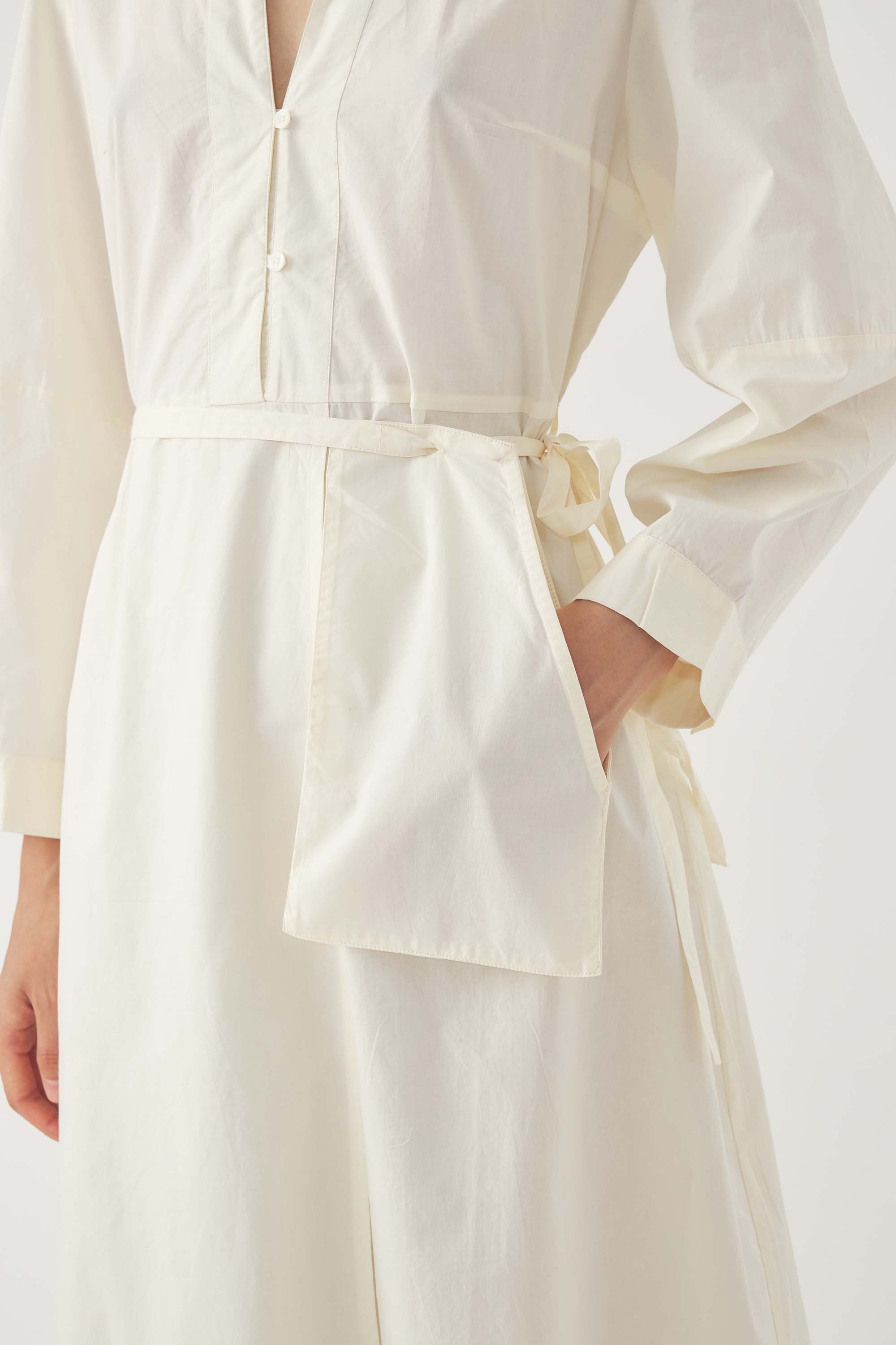 Robe Longue Mirabel - Crème
