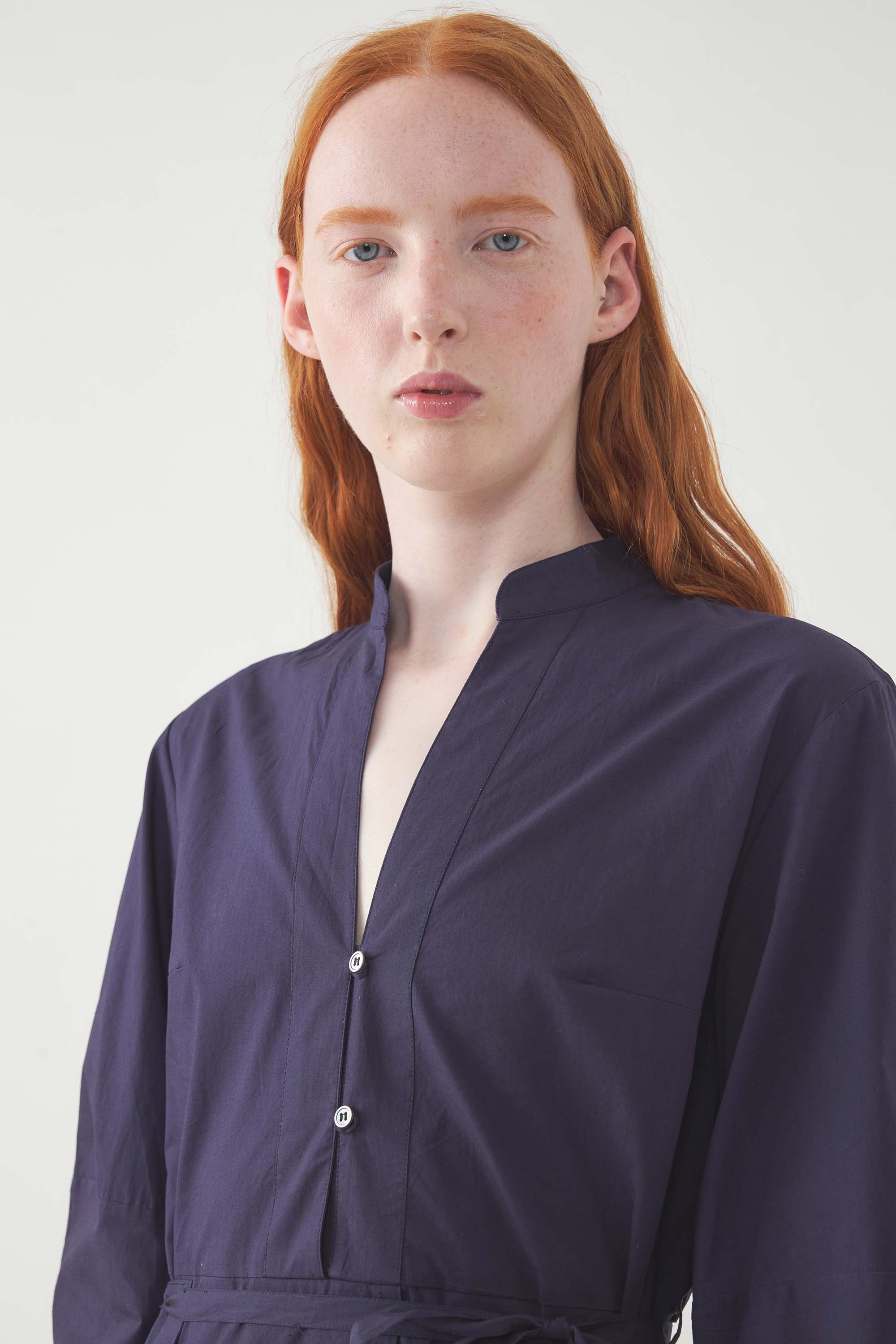 Robe Longue Mirabel - Marine