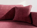 Miro - Convertible Corner Sofa With Box - 4 Seater - Textured Velvet - Plum