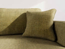 Miro - Convertible Corner Sofa with Chest - 4 Seater - Textured Velvet - Olive Green