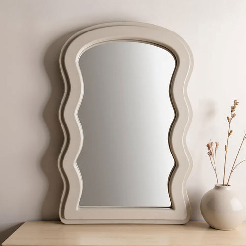 Dhermi - Miroir Organique - Beige