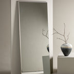 Orlando - Rectangular Mirror - Aluminium - Beige