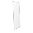 Orlando - Rectangular Mirror - Aluminium - Beige