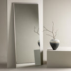 Orlando - Rectangular Mirror - Aluminium - Beige