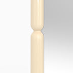 Seda - Espejo rectangular lacado blanco